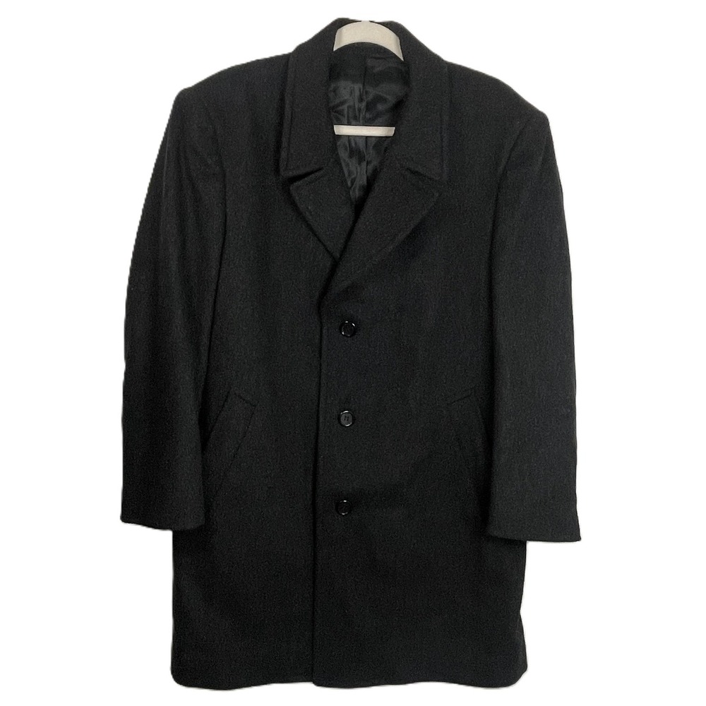 VTG Maitland Clothes Men's 42S Made‎ in Belgium Pure Wool Overcoat